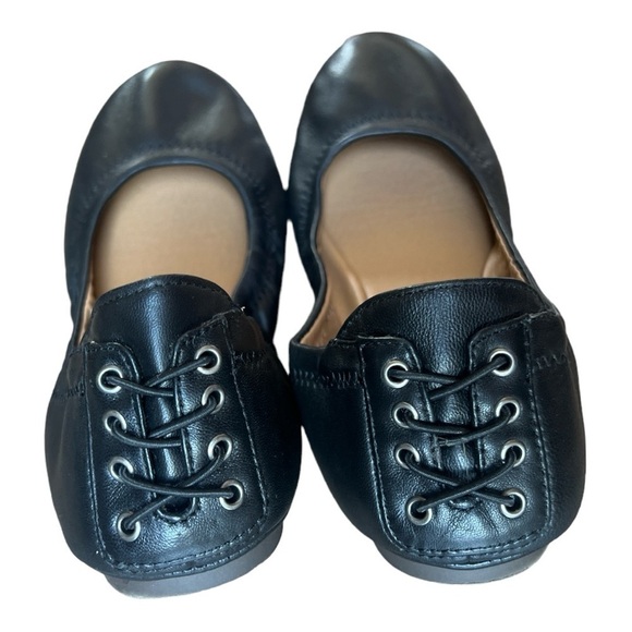 Lucky Brand Echo 2 Black Leather Travel Flats Women’s Casual Slip On Shoes, 8.5M - Picture 5 of 9